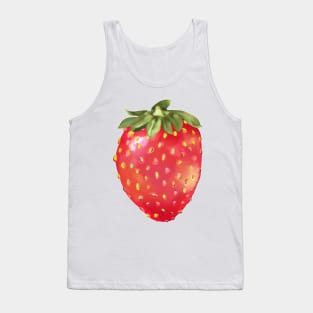 colorful strawberry oil painting Tank Top